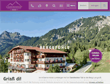 Tablet Screenshot of lumbergerhof.at